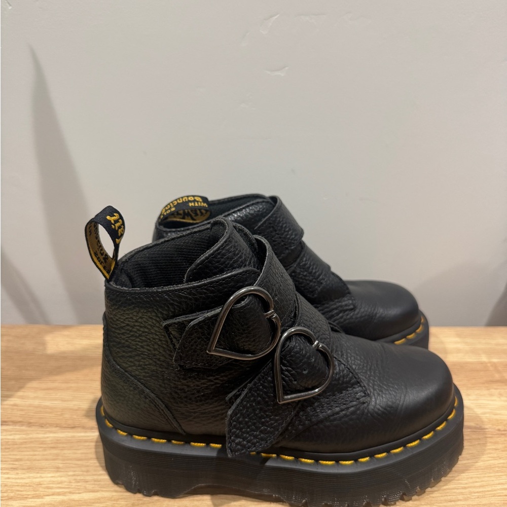 Dr. Martens with Heart Buckles